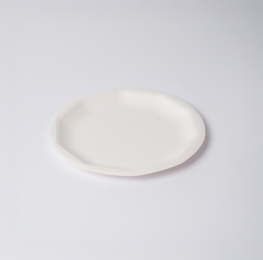 Piatto BIO in polpa tondo 17,5 cm