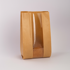 Sacchetti millerighe avana con finestra